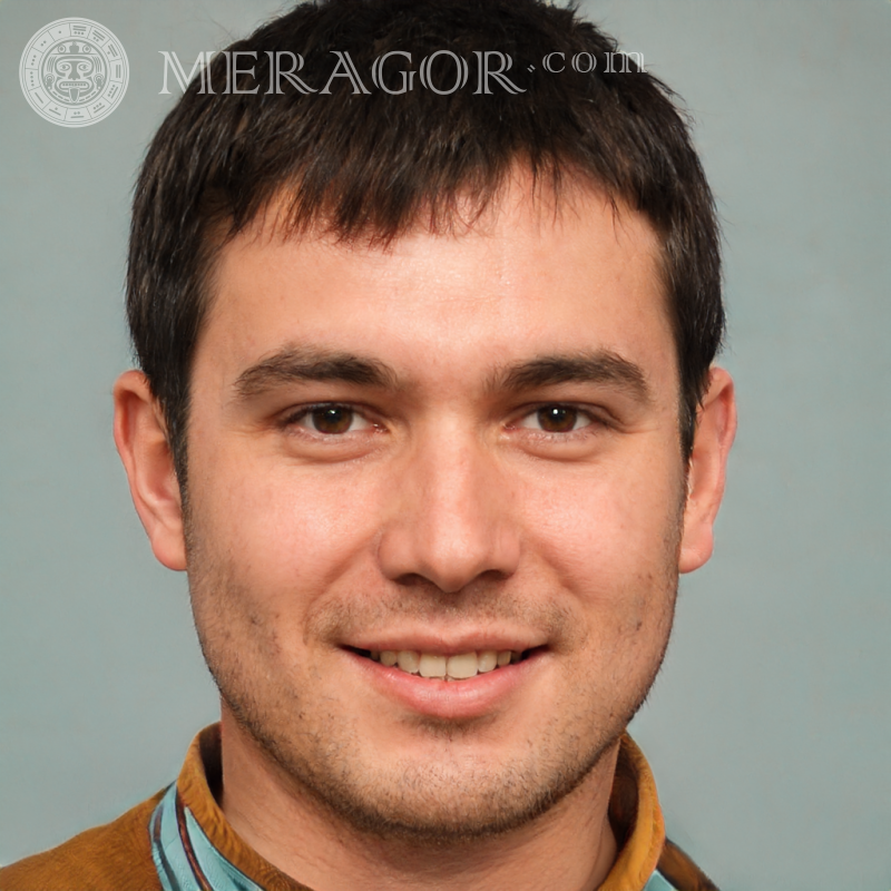 Visage masculin de 35 ans de profil Visages d'hommes Européens Visages, portraits
