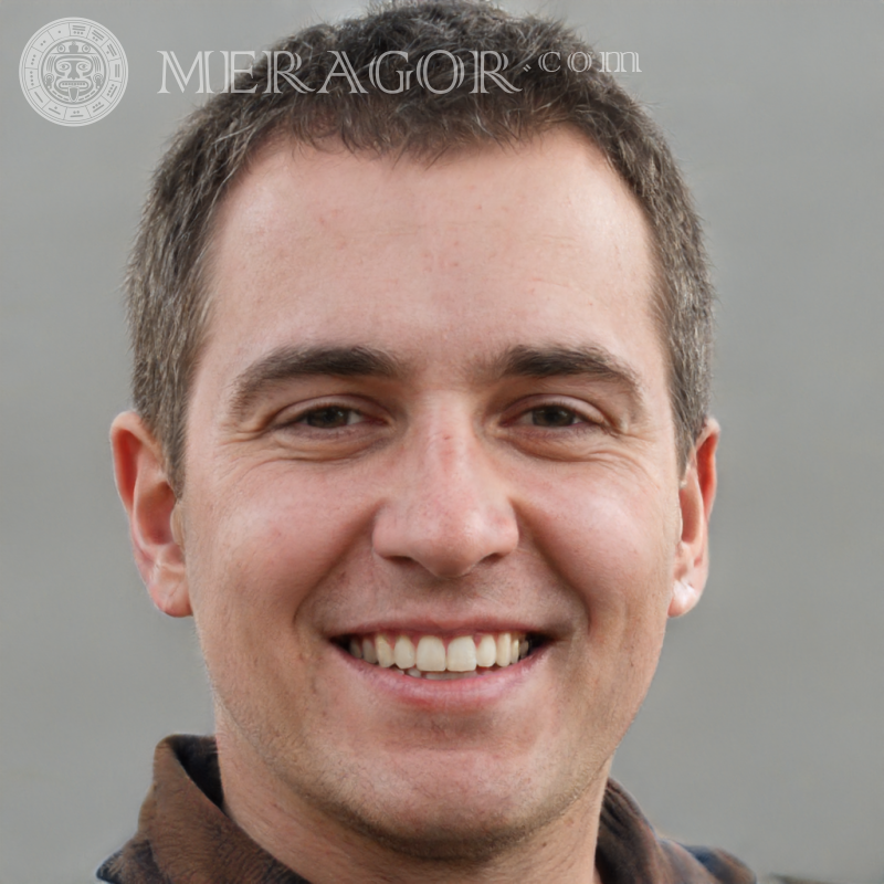 Photo de profil de visage masculin Visages d'hommes Européens Visages, portraits