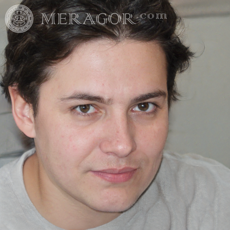 Download photo of a 23 year old man Faces of men Europeans Russians Faces, portraits
