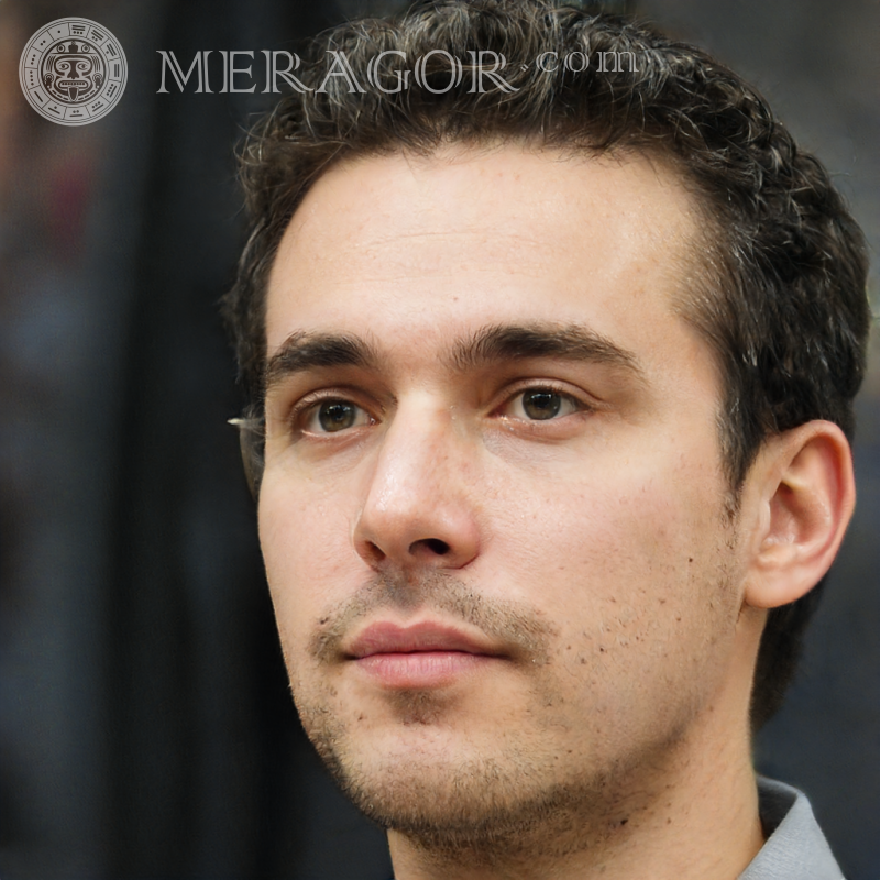 Foto eines 28-jährigen Mannes auf Profilbild Gesichter von Männern Europäer Russen Gesichter, Porträts