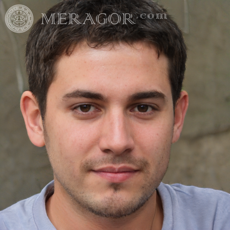 Foto eines jungen Mannes 27 Jahre alt beim Avatar-Download Gesichter von Männern Europäer Russen Gesichter, Porträts