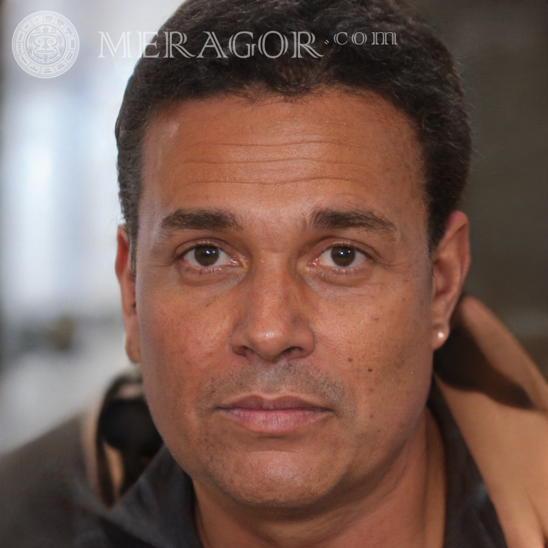 Foto de rosto de homem latino Negros Pessoa, retratos Rostos de homens