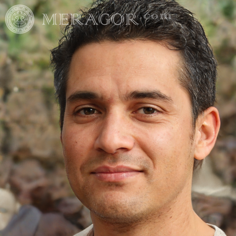 Foto vom Gesicht eines muslimischen Mannes | 0 Gesichter von Männern Araber, Muslime Gesichter, Porträts