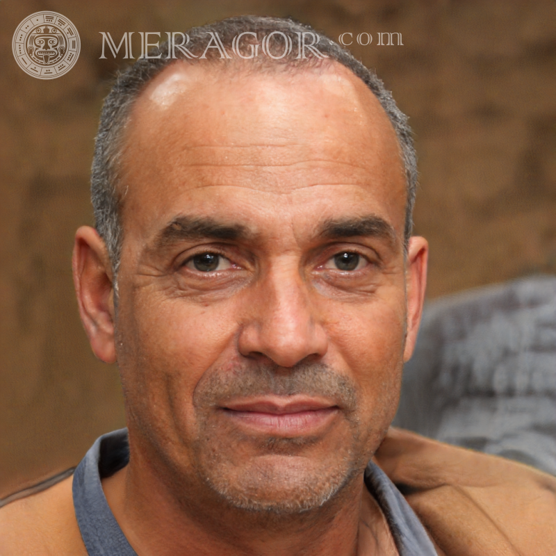 Foto eines Einwohners von Südafrika Gesichter von Männern Araber, Muslime Gesichter, Porträts