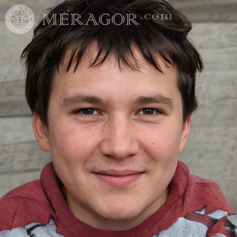 Visage de garçon souriant pour Pinterest Visages de garçons Européens Russes Ukrainiens