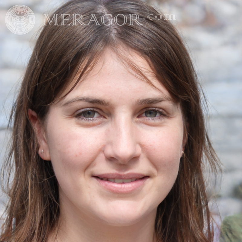 Das Gesicht einer Frau unter der Sonne Gesichter von Frauen Europäer Russen Gesichter, Porträts