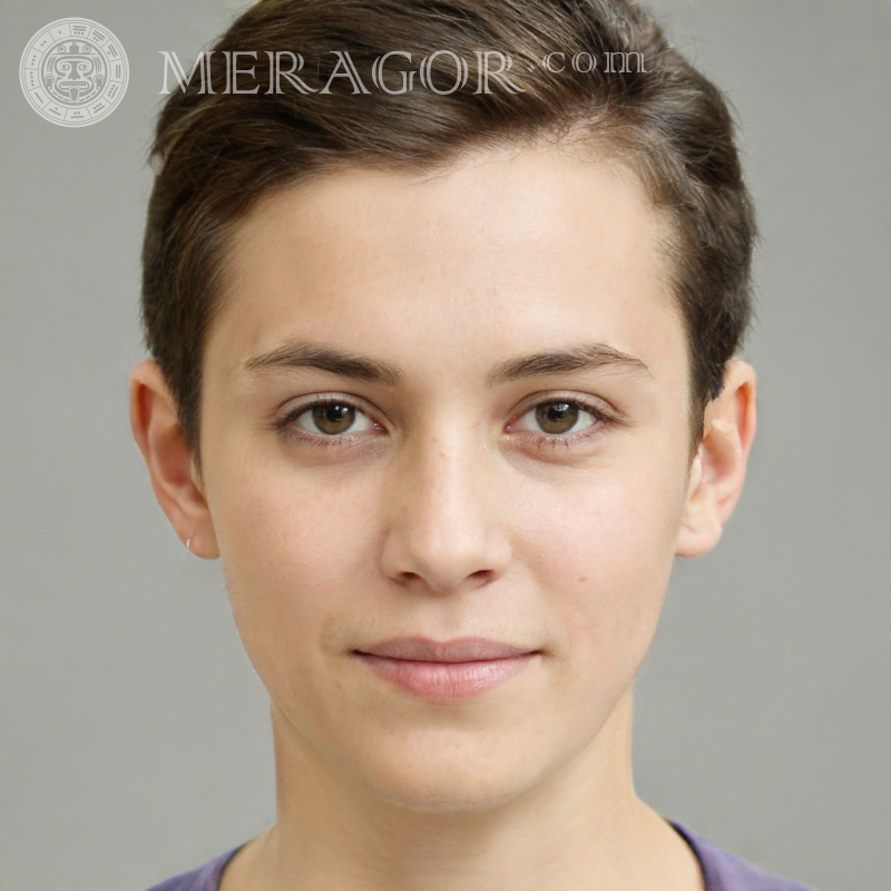 Cara de chico lindo para página Rostros de niños Europeos Rusos Ucranianos