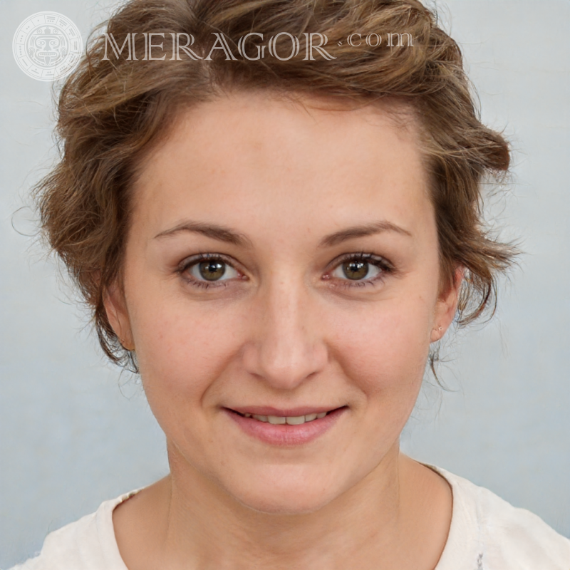 Rosto de mulher 31 anos Rostos de mulheres Europeus Russos Pessoa, retratos