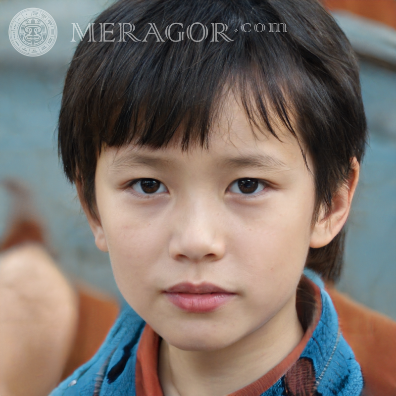 Фейковое лицо мальчика азиата с темными волосами для Facebook Лица, портреты Корейцы Китайцы Японцы
