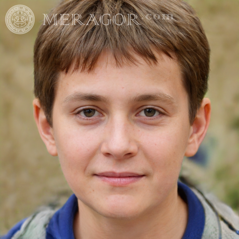 Fake smiling boy face for Twitter Faces, portraits Europeans Russians Ukrainians