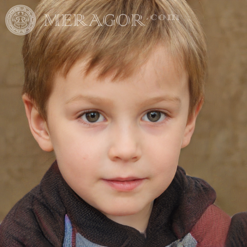 Фейковое лицо милого мальчика для аватарки Лица, портреты Европейцы Русские Украинцы