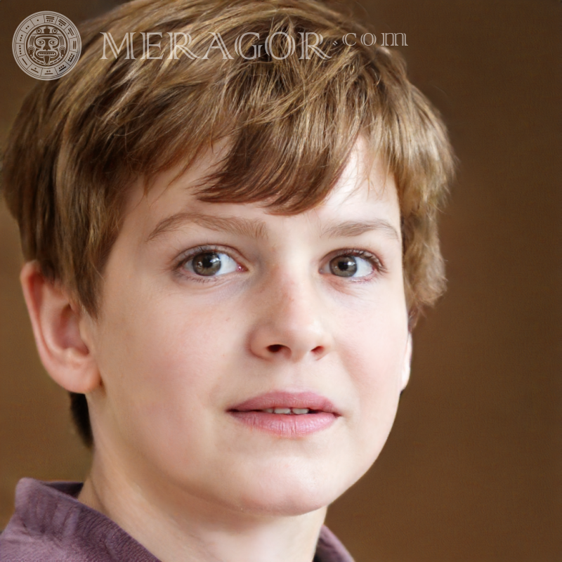 Фейковое лицо маленького мальчика для игры Лица, портреты Европейцы Русские Украинцы