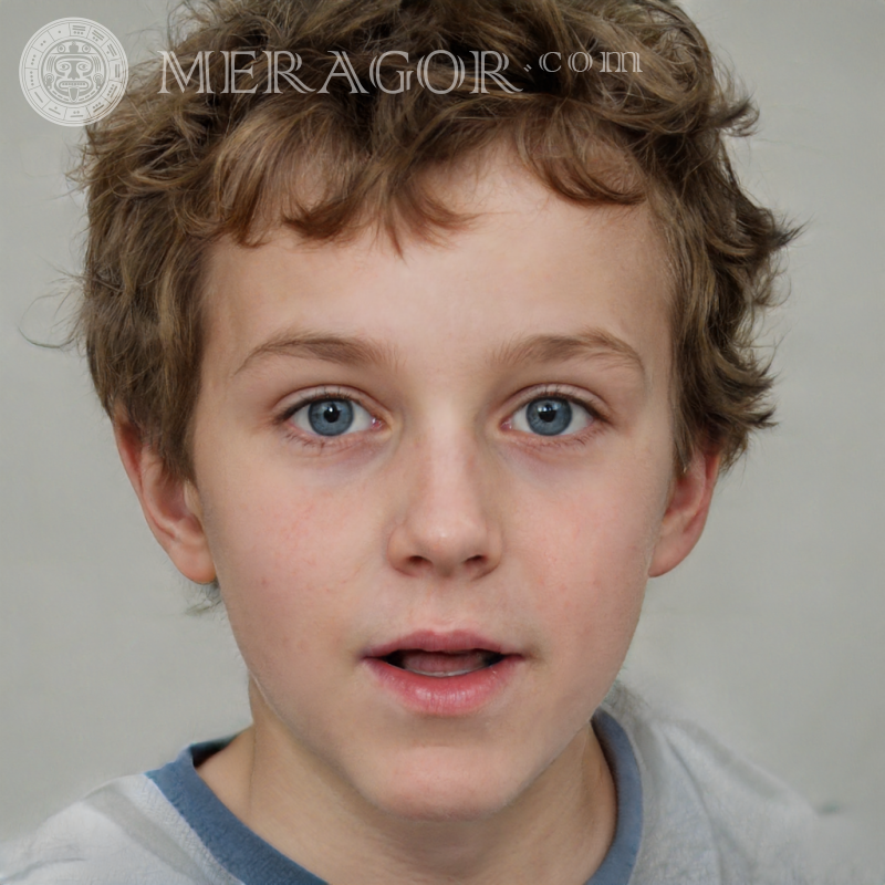 Фейковое лицо удивлённого мальчика для форума Лица, портреты Европейцы Русские Украинцы