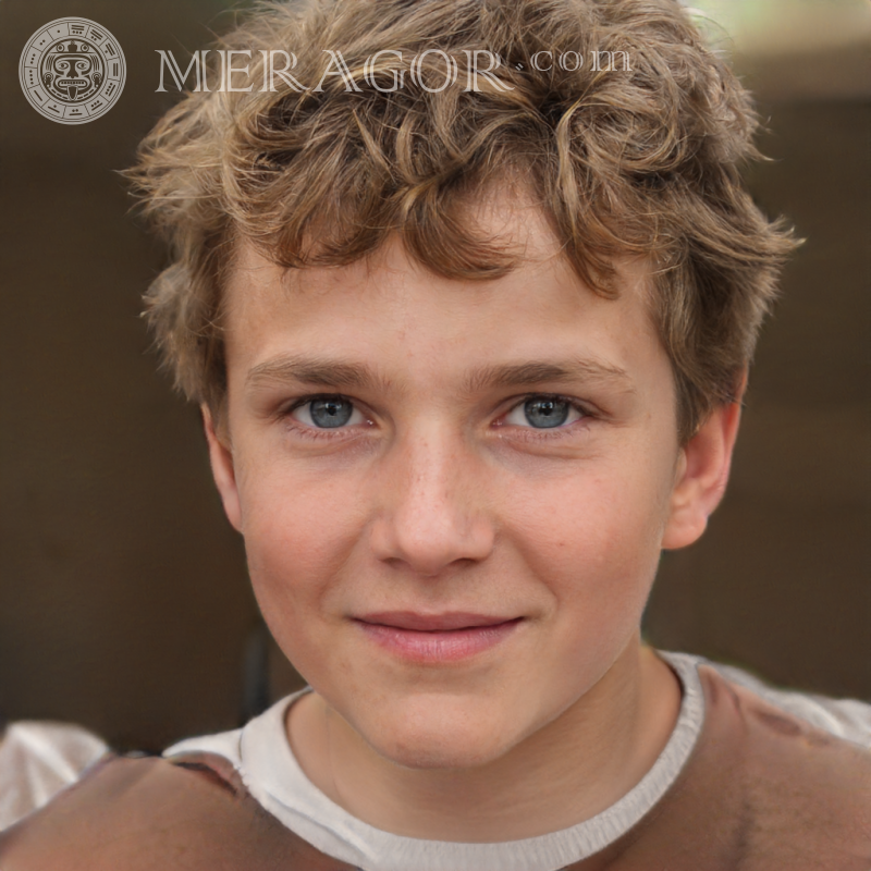 Фейковое лицо кучерявого мальчика шатена для Pinterest Лица, портреты Far Cry Европейцы Русские
