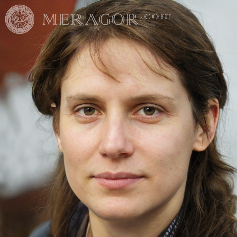 Profilfotos von Frauen Gesichter von Frauen Europäer Russen Gesichter, Porträts