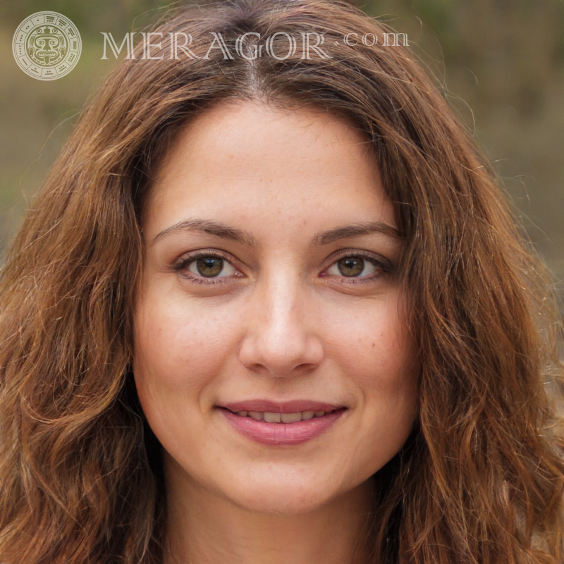 Fotos de mujeres felices Rostros de mujeres Europeos Rusos Caras, retratos