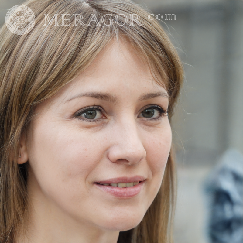 Foto de mujeres en avatar de perfil Rostros de mujeres Europeos Rusos Caras, retratos