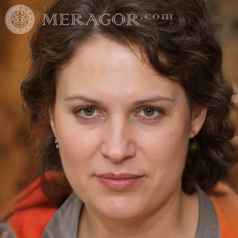 Frau ernstes Foto Gesichter von Frauen Europäer Russen Gesichter, Porträts