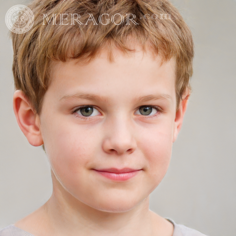Descargar foto de chico lindo para TikTok Rostros de niños Europeos Rusos Ucranianos