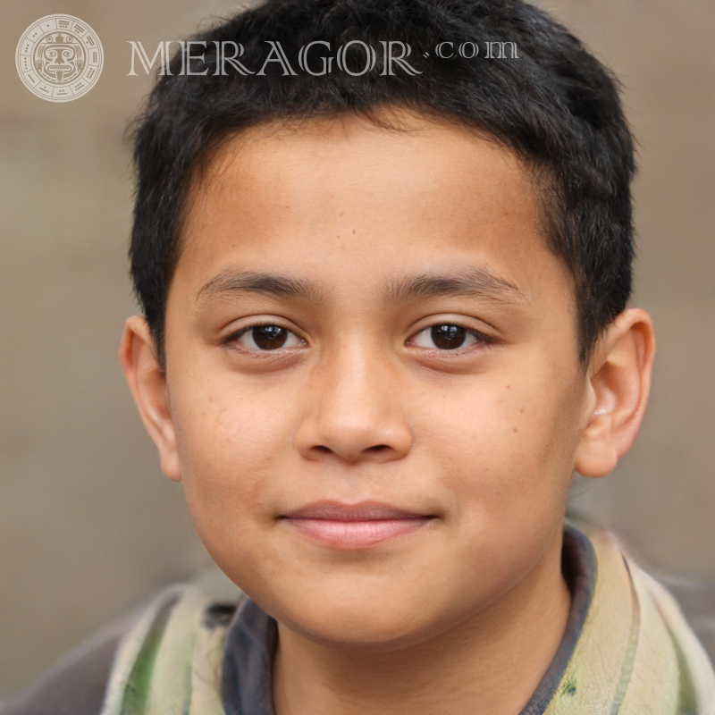 Téléchargez une photo un garçon heureux pour Facebook Visages de garçons Arabes, musulmans Infantiles Jeunes garçons