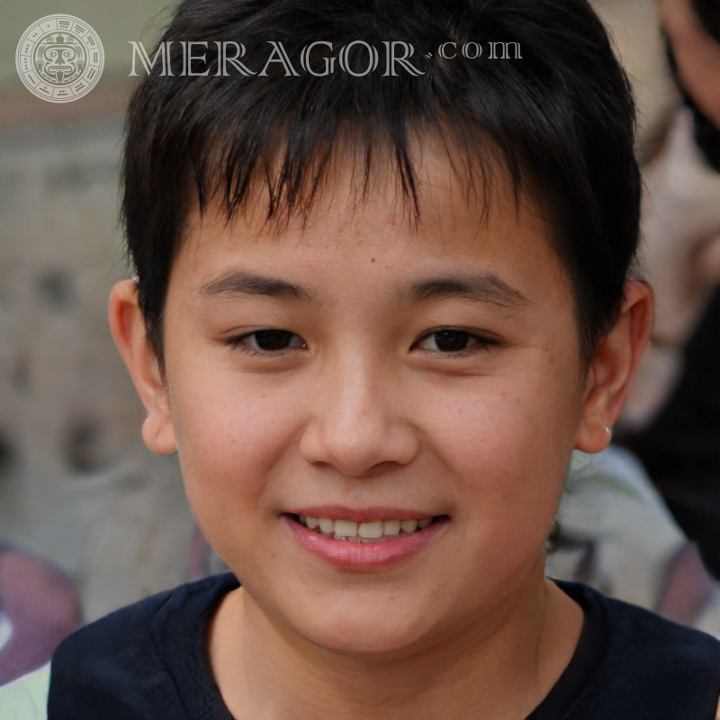 Baixe a foto do menino asiático para o WhatsApp Rostos de meninos Аsiáticos Vietnamita Coreanos