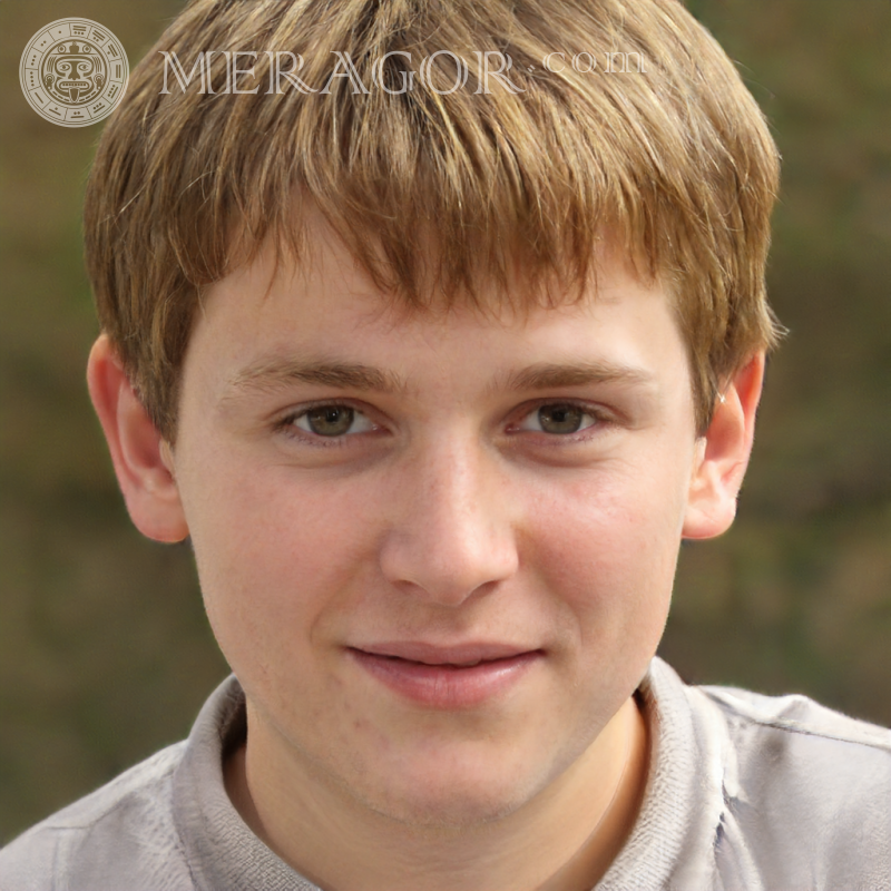 Laden Sie das Foto des süßen Jungen für WhatsApp herunter Gesichter von Jungen Europäer Russen Ukrainer