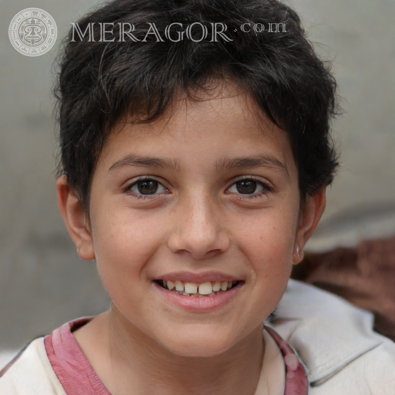 Скачать фотографию улыбающегося мальчика для Twitter Лица мальчиков Арабы, мусульмане Детские Мальчики
