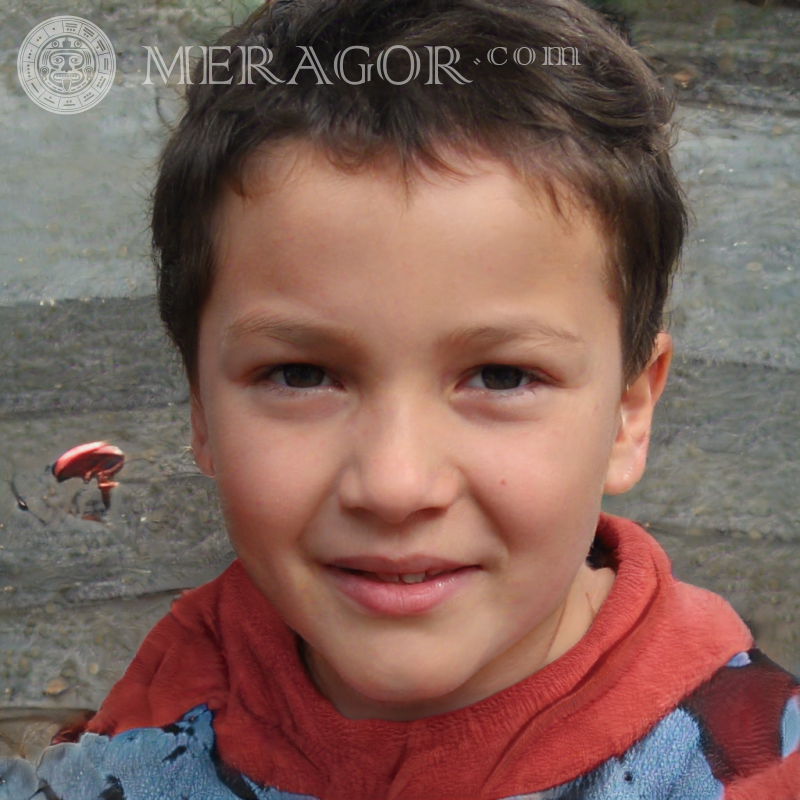Baixe a foto de um menino para o YouTube Rostos de meninos Europeus Russos Ucranianos