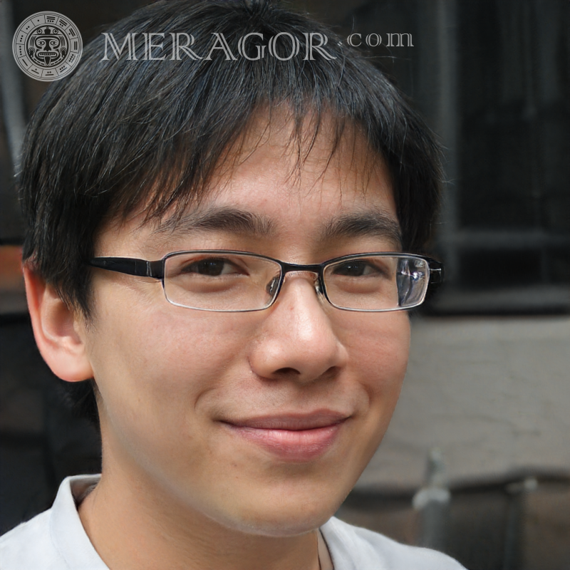 Télécharger la photo de profil un garçon souriant Visages de garçons Asiatiques Vietnamien Coréens