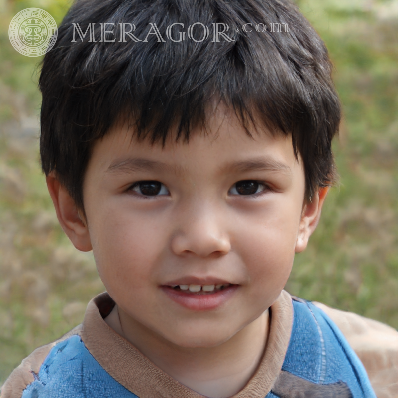 Baixe a foto de um garotinho fofo para a página Rostos de meninos Аsiáticos Vietnamita Coreanos