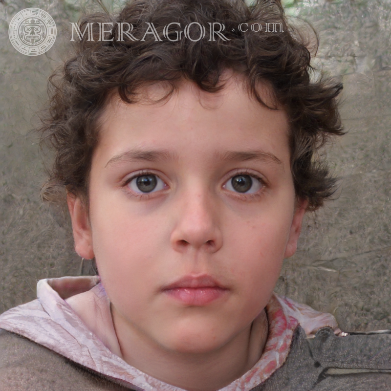 Download the face of a cute curly boy for YouTube Faces of boys Europeans Russians Ukrainians