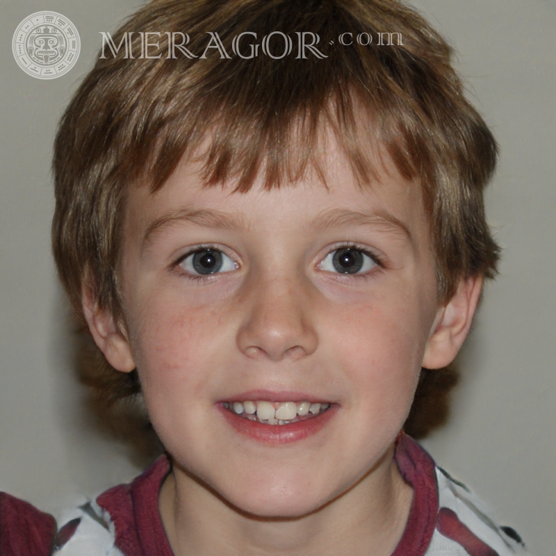 Téléchargez le visage un petit garçon pour le jeu Visages de garçons Européens Russes Ukrainiens
