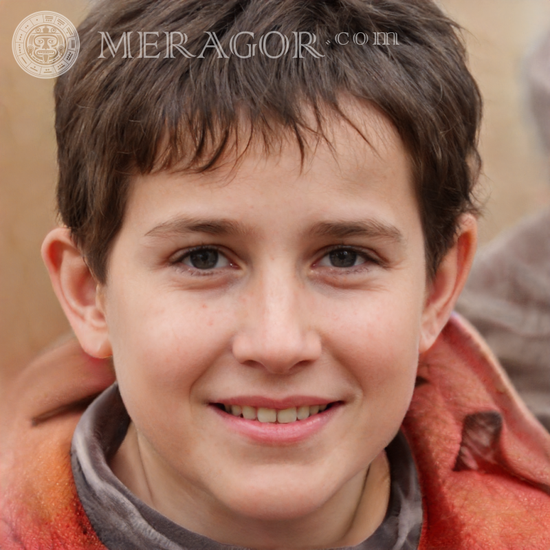 Laden Sie das Gesicht eines einfachen Jungen für einen Avatar herunter Gesichter von Jungen Europäer Russen Ukrainer