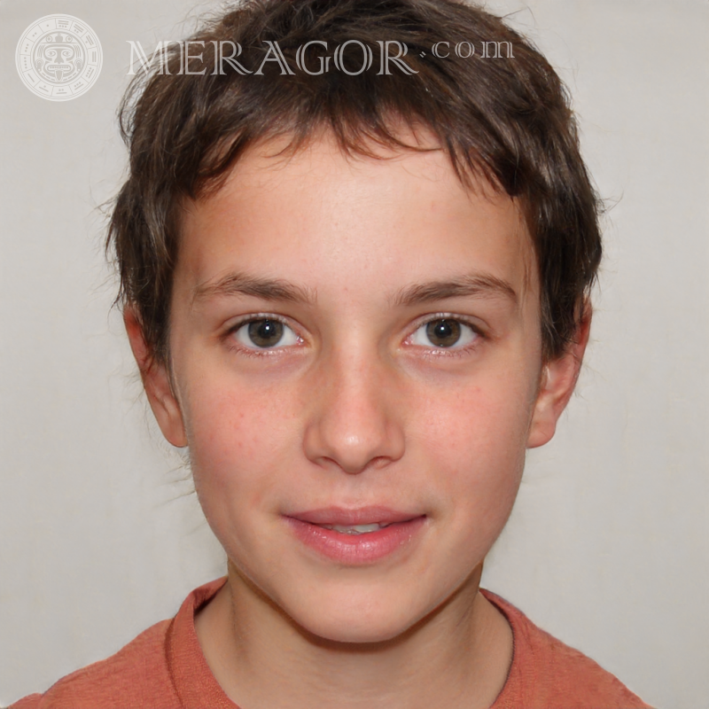 Laden Sie das falsche Gesicht eines einfachen Jungen für Facebook herunter Gesichter von Jungen Europäer Russen Ukrainer