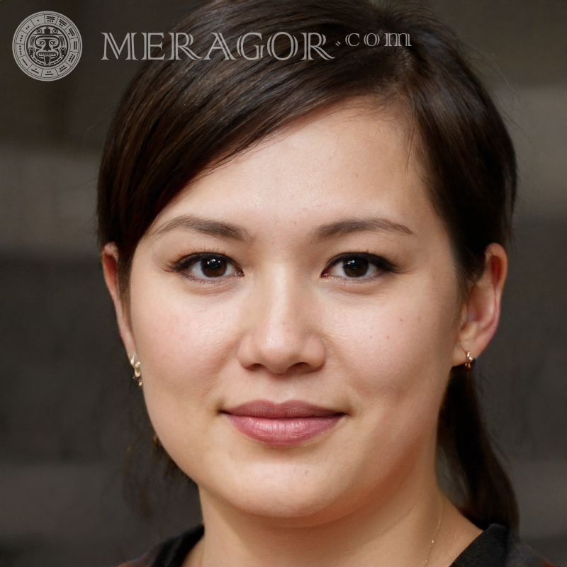 Foto einer 31-jährigen Chinesin Gesichter von Frauen Asiaten Chinesisch Gesichter, Porträts