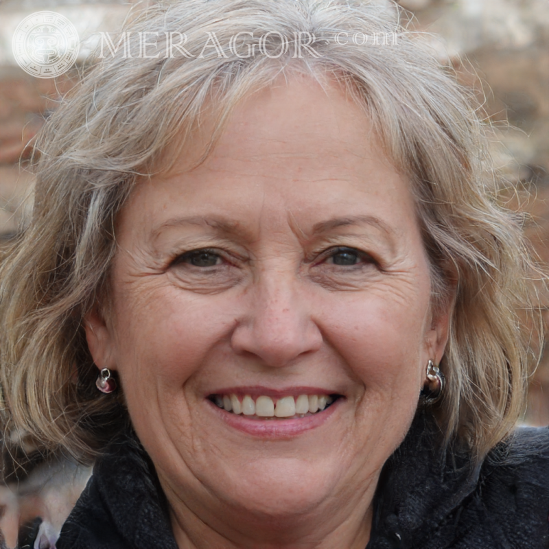 Foto de la abuela en el avatar de la página. Rostros de abuelas Europeos Rusos Caras, retratos