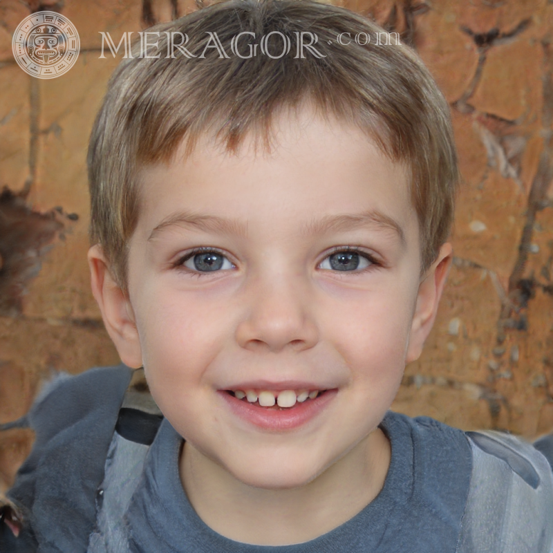 Завантажити фейковий фотографію хлопчика для TikTok Особи хлопчиків Європейці Російські Українці