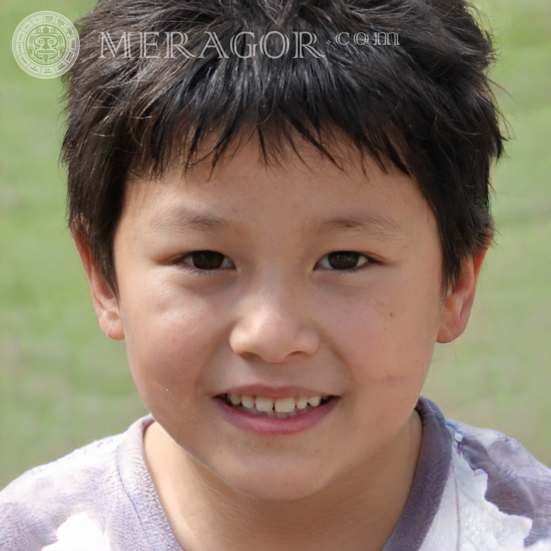 Laden Sie ein gefälschtes Jungenfoto für die Website herunter Gesichter von Jungen Asiaten Vietnamesisch Koreaner
