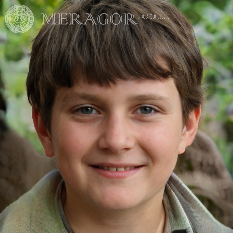 Download portrait of a cheerful boy on the street for Instagram Faces of boys Europeans Russians Ukrainians