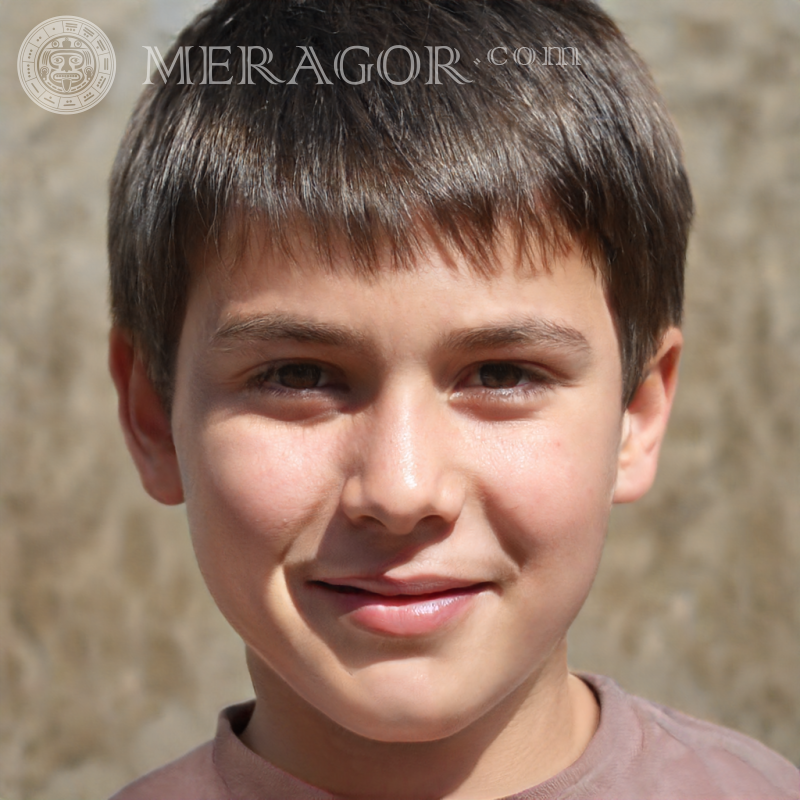 Descargar retrato de un chico lindo para Instagram Rostros de niños Europeos Rusos Ucranianos