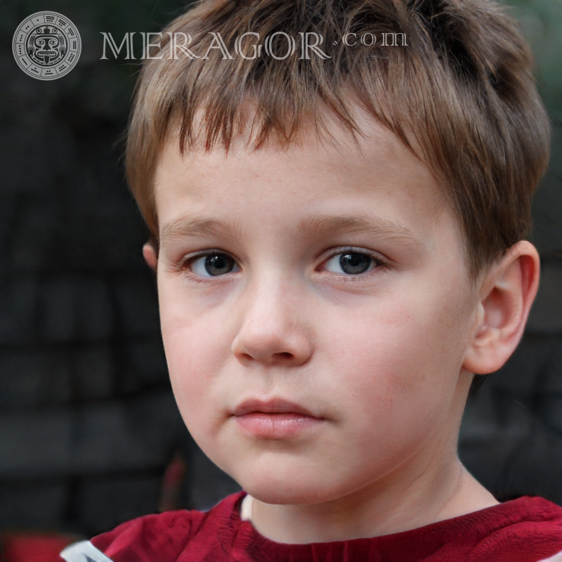 Download portrait of a cute little boy for WhatsApp | 0 Faces of boys Europeans Russians Ukrainians