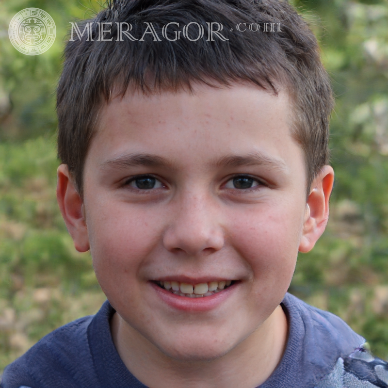 Download fake portrait of a joyful boy for Pinterest Faces of boys Europeans Russians Ukrainians