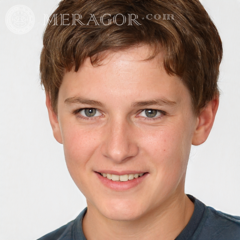The face of a guy 12 years old in profile Faces of guys Europeans Russians Faces, portraits
