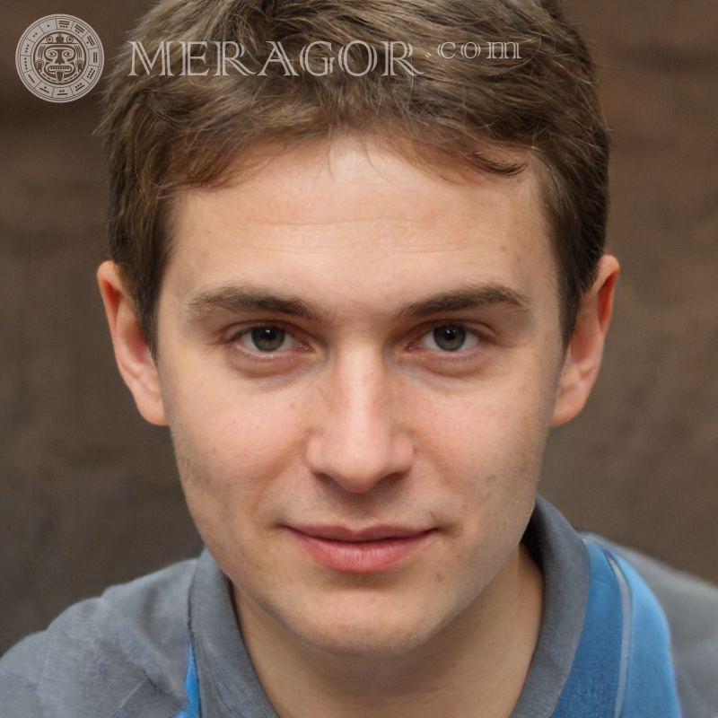 Foto Mann 17 Jahre alt Porträt Gesichter von Jungs Europäer Russen Gesichter, Porträts