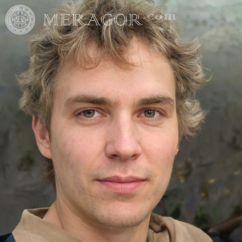 Лицо парня 19 лет на учетную запись Лица парней Европейцы Русские Лица, портреты