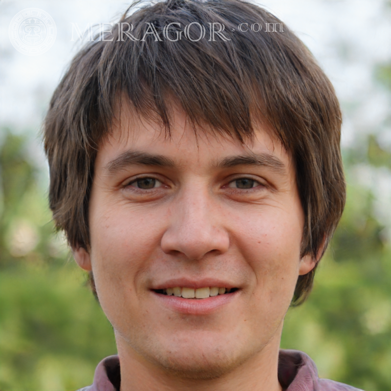 22-jähriger Kerl Gesicht TikTok Gesichter von Jungs Europäer Russen Gesichter, Porträts