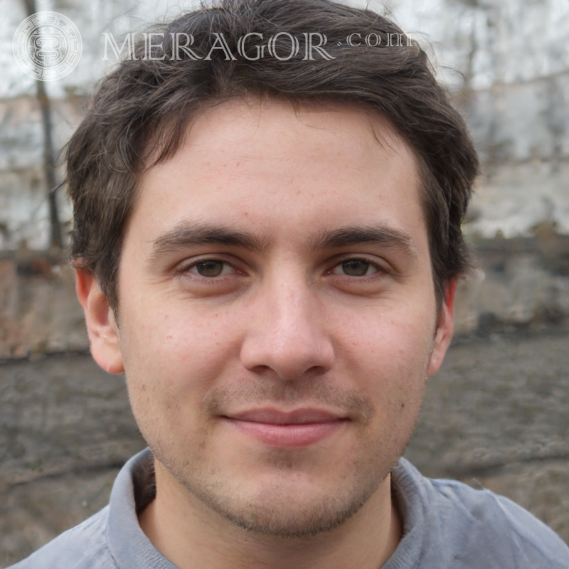 Cara de un chico de 20 años Vkontakte Rostros de chicos Europeos Rusos Caras, retratos