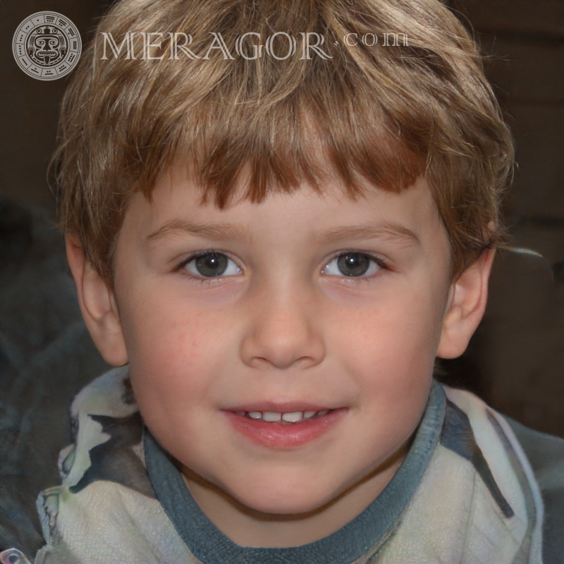Скачать фейковый портрет маленького мальчика для игры Лица мальчиков Европейцы Русские Украинцы
