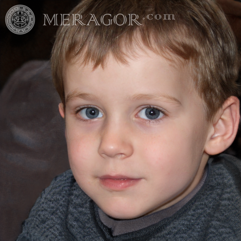Завантажити фейковий портрет маленького хлопчика для Bamble Особи хлопчиків Європейці Російські Українці