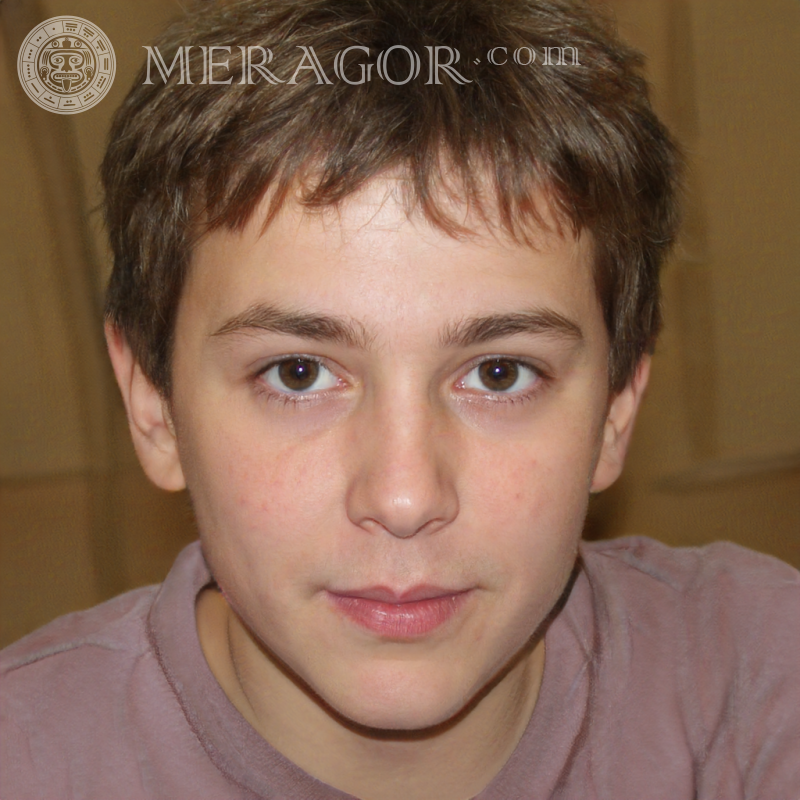 Retrato falso de un niño para Flickr Rostros de niños Europeos Rusos Ucranianos